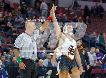 Thumbnail 2 in CIF State Boys Wrestling Championships (3rd Place Matches) photogallery.
