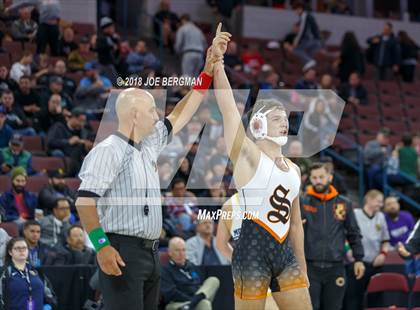 Thumbnail 1 in CIF State Boys Wrestling Championships (3rd Place Matches) photogallery.