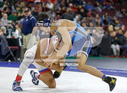 Thumbnail 2 in CIF State Boys Wrestling Championships (3rd Place Matches) photogallery.