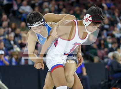 Thumbnail 2 in CIF State Boys Wrestling Championships (3rd Place Matches) photogallery.