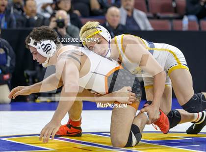 Thumbnail 2 in CIF State Boys Wrestling Championships (3rd Place Matches) photogallery.