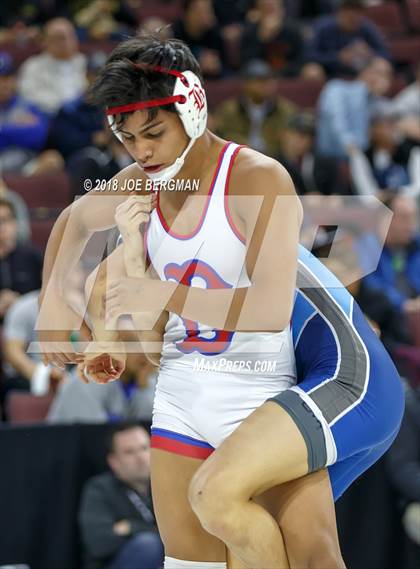 Thumbnail 2 in CIF State Boys Wrestling Championships (3rd Place Matches) photogallery.