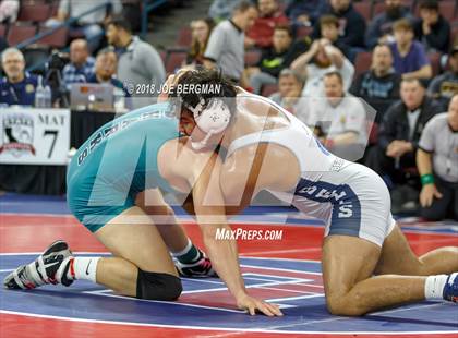 Thumbnail 2 in CIF State Boys Wrestling Championships (3rd Place Matches) photogallery.
