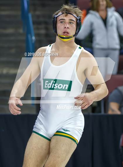 Thumbnail 1 in CIF State Boys Wrestling Championships (3rd Place Matches) photogallery.