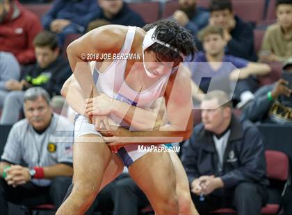 Thumbnail 1 in CIF State Boys Wrestling Championships (3rd Place Matches) photogallery.
