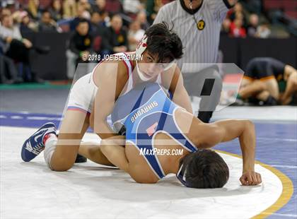 Thumbnail 1 in CIF State Boys Wrestling Championships (3rd Place Matches) photogallery.