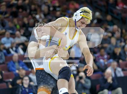 Thumbnail 2 in CIF State Boys Wrestling Championships (3rd Place Matches) photogallery.