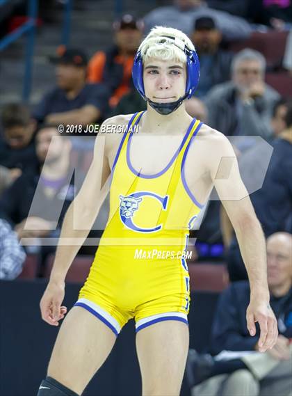 Thumbnail 1 in CIF State Boys Wrestling Championships (3rd Place Matches) photogallery.