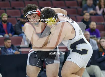 Thumbnail 1 in CIF State Boys Wrestling Championships (3rd Place Matches) photogallery.