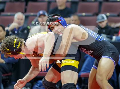 Thumbnail 1 in CIF State Boys Wrestling Championships (3rd Place Matches) photogallery.