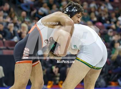 Thumbnail 2 in CIF State Boys Wrestling Championships (3rd Place Matches) photogallery.