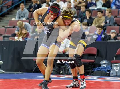 Thumbnail 2 in CIF State Boys Wrestling Championships (3rd Place Matches) photogallery.