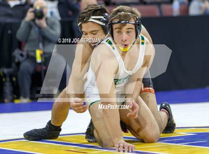 Thumbnail 2 in CIF State Boys Wrestling Championships (3rd Place Matches) photogallery.