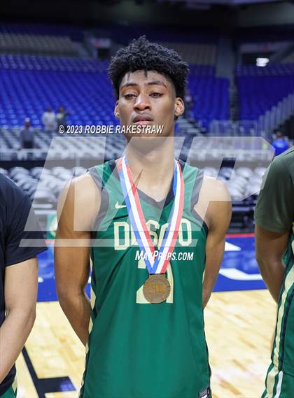 Thumbnail 1 in Lake Highlands vs. DeSoto (UIL 6A Basketball State Semifinal Medal Ceremony) photogallery.