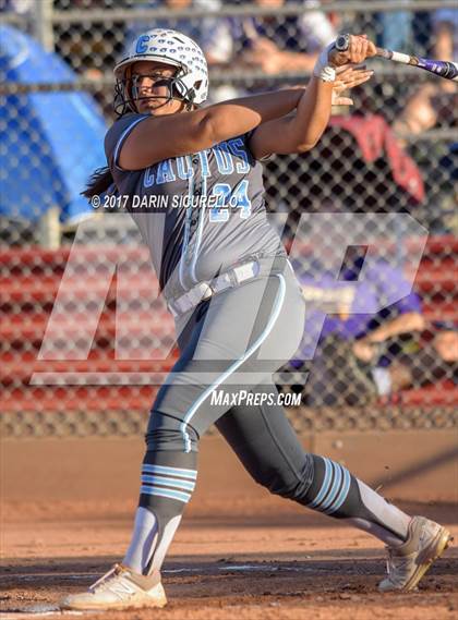 Thumbnail 3 in Sunrise Mountain vs. Cactus (AIA 4A Semifinal) photogallery.