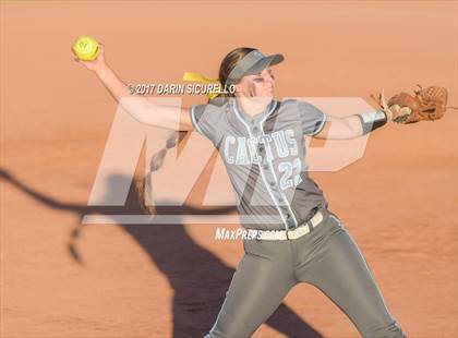 Thumbnail 3 in Sunrise Mountain vs. Cactus (AIA 4A Semifinal) photogallery.