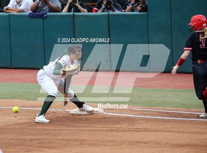 Thumbnail 3 in Melissa vs. Harlingen South (UIL 5A Softball Final) photogallery.