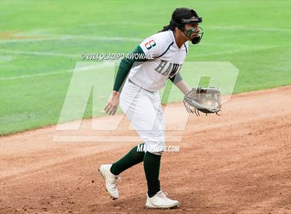 Thumbnail 2 in Melissa vs. Harlingen South (UIL 5A Softball Final) photogallery.