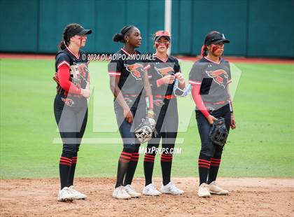 Thumbnail 3 in Melissa vs. Harlingen South (UIL 5A Softball Final) photogallery.