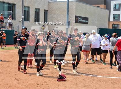 Thumbnail 3 in Melissa vs. Harlingen South (UIL 5A Softball Final) photogallery.