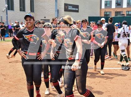 Thumbnail 1 in Melissa vs. Harlingen South (UIL 5A Softball Final) photogallery.