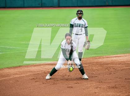 Thumbnail 2 in Melissa vs. Harlingen South (UIL 5A Softball Final) photogallery.