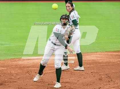 Thumbnail 2 in Melissa vs. Harlingen South (UIL 5A Softball Final) photogallery.