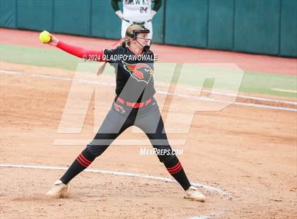 Thumbnail 1 in Melissa vs. Harlingen South (UIL 5A Softball Final) photogallery.