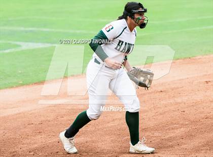 Thumbnail 3 in Melissa vs. Harlingen South (UIL 5A Softball Final) photogallery.
