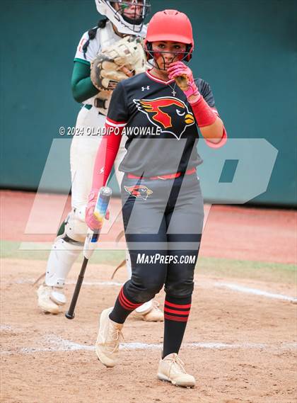 Thumbnail 1 in Melissa vs. Harlingen South (UIL 5A Softball Final) photogallery.