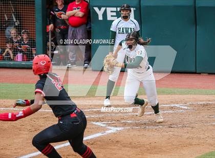 Thumbnail 2 in Melissa vs. Harlingen South (UIL 5A Softball Final) photogallery.