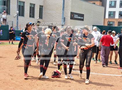 Thumbnail 3 in Melissa vs. Harlingen South (UIL 5A Softball Final) photogallery.