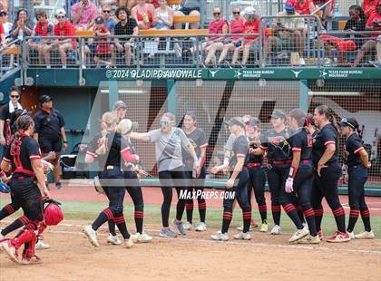 Thumbnail 2 in Melissa vs. Harlingen South (UIL 5A Softball Final) photogallery.