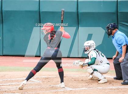 Thumbnail 2 in Melissa vs. Harlingen South (UIL 5A Softball Final) photogallery.