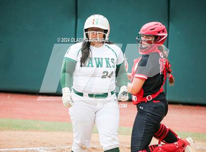 Thumbnail 3 in Melissa vs. Harlingen South (UIL 5A Softball Final) photogallery.