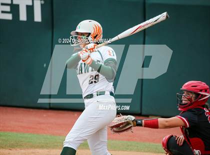 Thumbnail 3 in Melissa vs. Harlingen South (UIL 5A Softball Final) photogallery.