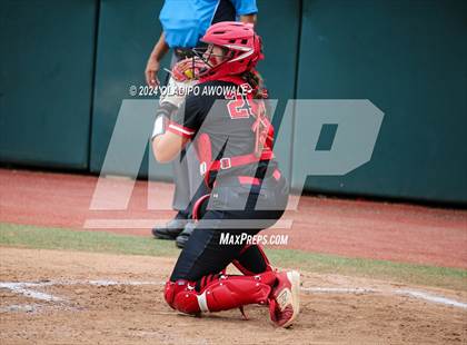 Thumbnail 3 in Melissa vs. Harlingen South (UIL 5A Softball Final) photogallery.
