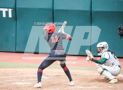 Thumbnail 3 in Melissa vs. Harlingen South (UIL 5A Softball Final) photogallery.