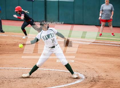 Thumbnail 3 in Melissa vs. Harlingen South (UIL 5A Softball Final) photogallery.
