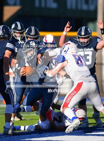 Thumbnail 3 in Tamalpais @ Marin Catholic (CIF NCS D4 Semi-Final) photogallery.