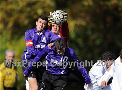Thumbnail 2 in John Jay @ Scarsdale (Section 1 Class AA 1st Round) photogallery.
