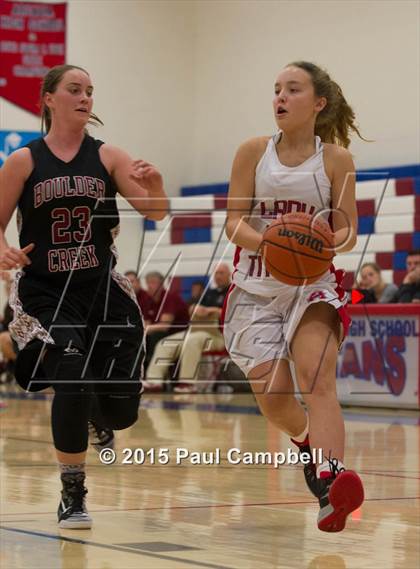 Thumbnail 3 in Arcadia vs Boulder Creek (Arcadia Lady Hoops Tournament) photogallery.