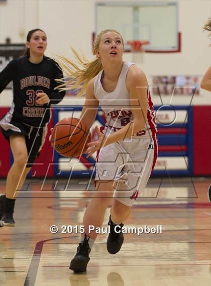 Thumbnail 1 in Arcadia vs Boulder Creek (Arcadia Lady Hoops Tournament) photogallery.