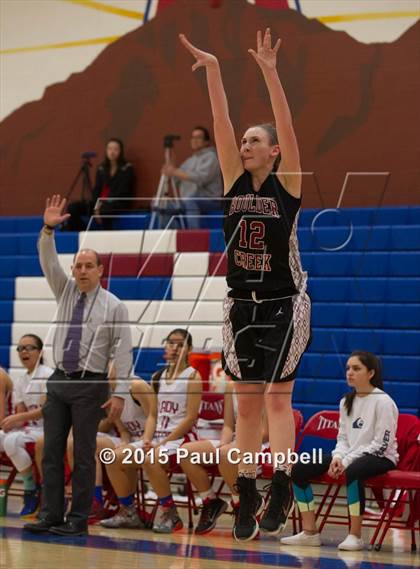 Thumbnail 1 in Arcadia vs Boulder Creek (Arcadia Lady Hoops Tournament) photogallery.