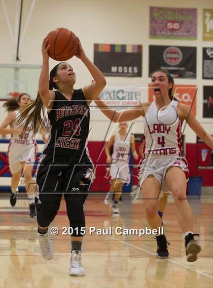 Thumbnail 3 in Arcadia vs Boulder Creek (Arcadia Lady Hoops Tournament) photogallery.