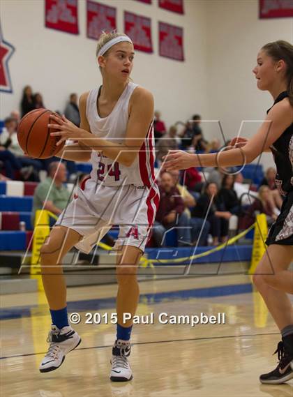 Thumbnail 2 in Arcadia vs Boulder Creek (Arcadia Lady Hoops Tournament) photogallery.