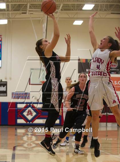 Thumbnail 1 in Arcadia vs Boulder Creek (Arcadia Lady Hoops Tournament) photogallery.