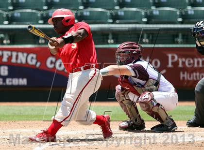 Thumbnail 2 in Hallettsville vs. Hughes Springs (UIL 2A Final) photogallery.