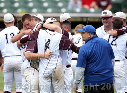 Thumbnail 3 in Hallettsville vs. Hughes Springs (UIL 2A Final) photogallery.