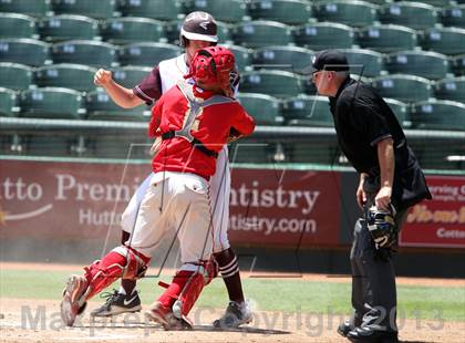 Thumbnail 2 in Hallettsville vs. Hughes Springs (UIL 2A Final) photogallery.